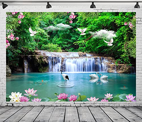 Fondo Fotográfico Tela BELECO 7x5ft Bosque Naturaleza miniatura 3