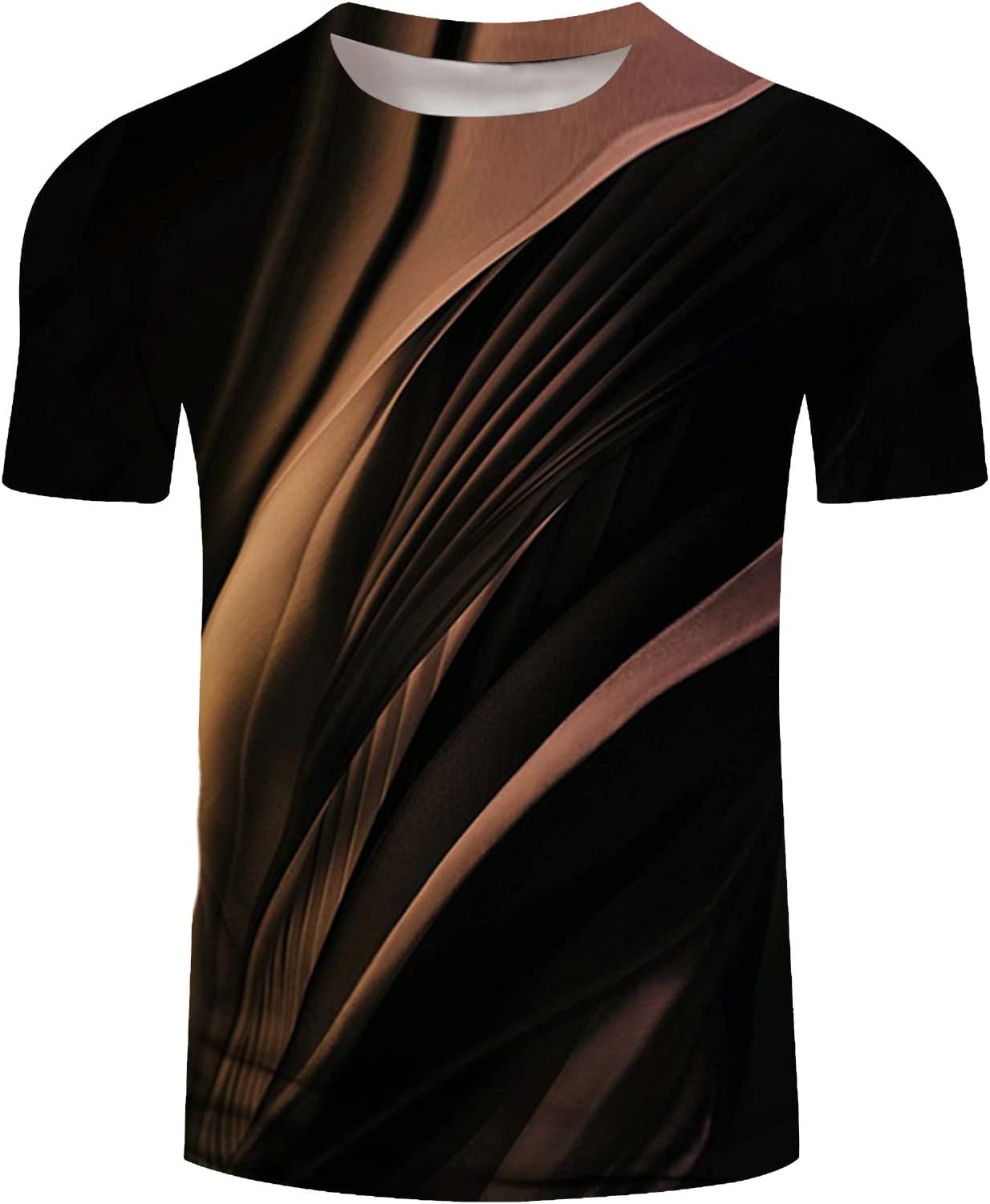 Ymosrh Men's Shirts T-Shirt Short Sleeve Printed Summer Round Neck Top Trend Casual Sweatshirt T Shirts Graphic