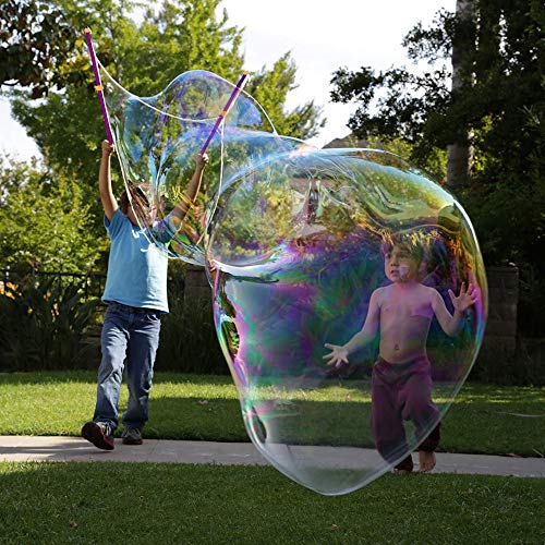 Tuparka 24 Pcs Large Bubble Wand Toy Set, Giant Bubble Wands For Kids,Colorful Bubble Maker Wands Tools Big And Small Bubble Wands Bulk Party Favors ,Summer Outdoor Toys #TOP5