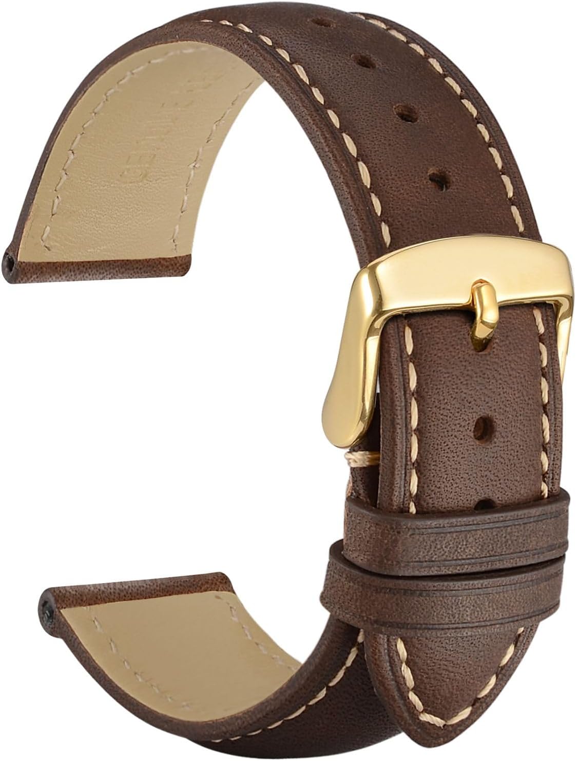 Watch Band 14mm 16mm 18mm 19mm 20mm 21mm 22mm 23mm 24mm - Vintage Leather Watch Strap,Choice of Color and Width