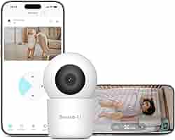 sense-u PTZ ベビーカメラ SU-WA003 A60516-14 Amazon.com: Sense-U AI 2K PTZ Baby Camera Monitor with