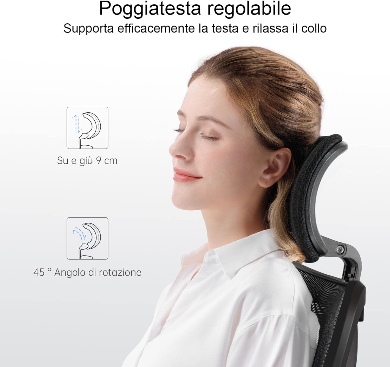M18 Sedia Ufficio ergonomica,Sedia scrivania - Sedia gaming - Immagine 8