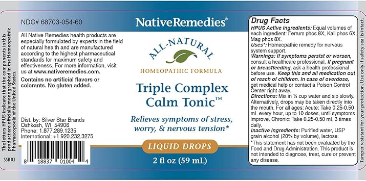 Native Remedies Tic Calm ComboPack