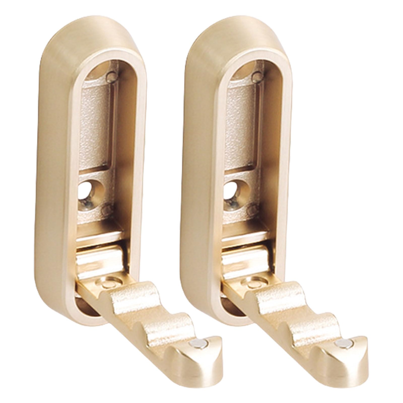 Msioytog Brushed Copper 2Pcs Foldable Towel Hook Space Saving Wall Mount Hook Elegant Wall Mounted Folding For Bathroom Closet & Kitchen Foldable