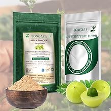 Songara 50 Gram Pure & Naturar Amla Powder Phyllanthus emblica Best Use for Skin & Hair, Vitamin C Supplement, Natural Detoxifier