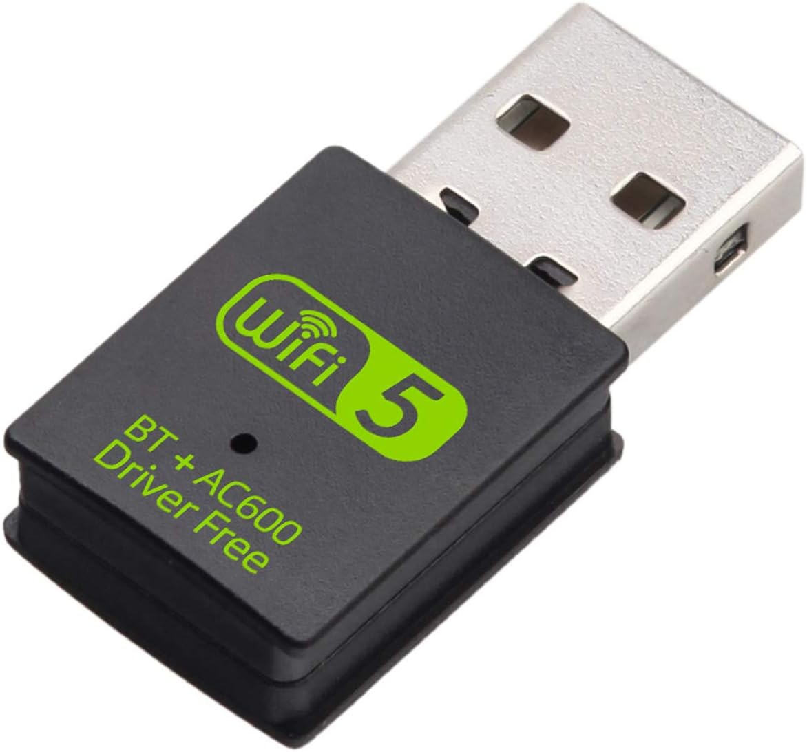 XVZ USB WiFi Bluetooth Adapter, 600mbps Dual Band 2.4G/5G Wireless WiFi Dongle Network Card for for Laptop Desktop Windows 10/8/8.1/7