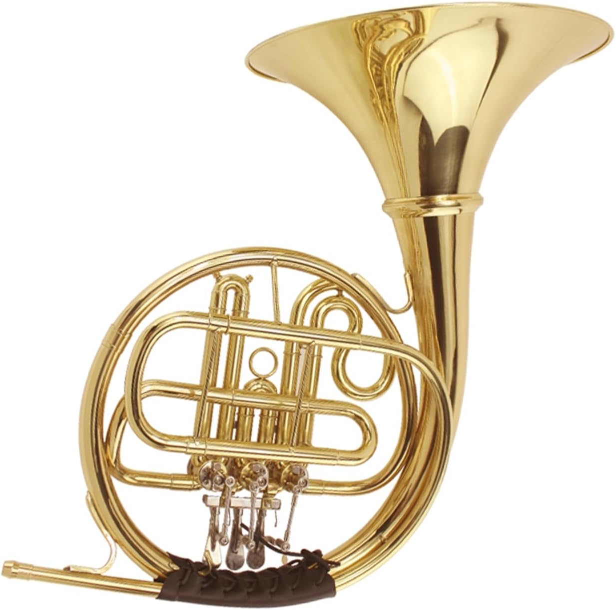 B-flat Three-key Single Horn Band Performance Lacquered Gold Original Brass Mouthpiece