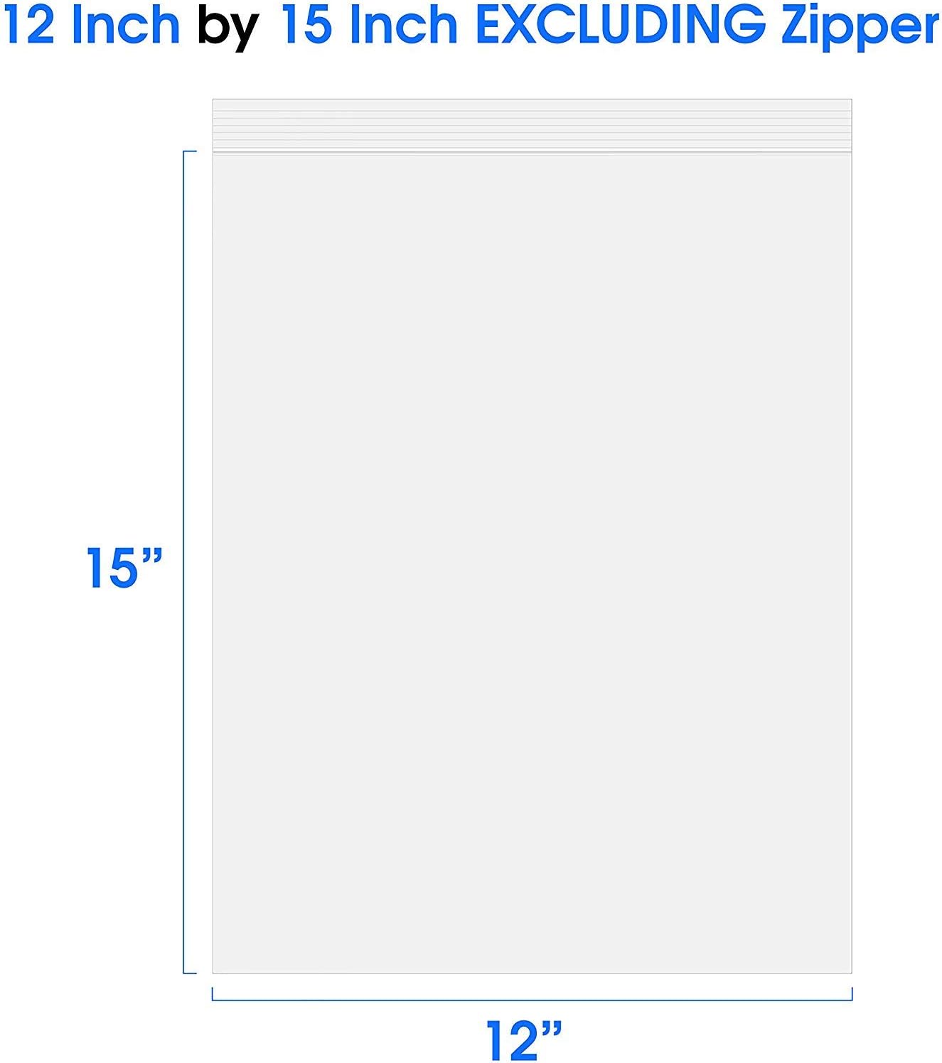 Spartan Industrial - 6” X 9” (200 Count) Quart Clear Reclosable Zip Plastic Poly Bags with Resealable Lock Seal Zipper - 2 Mil : Industrial & Scientific