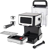Vista 4 de Capresso Café TS Máquina de café espresso con pantalla táctil, 50 onzas, color plateado