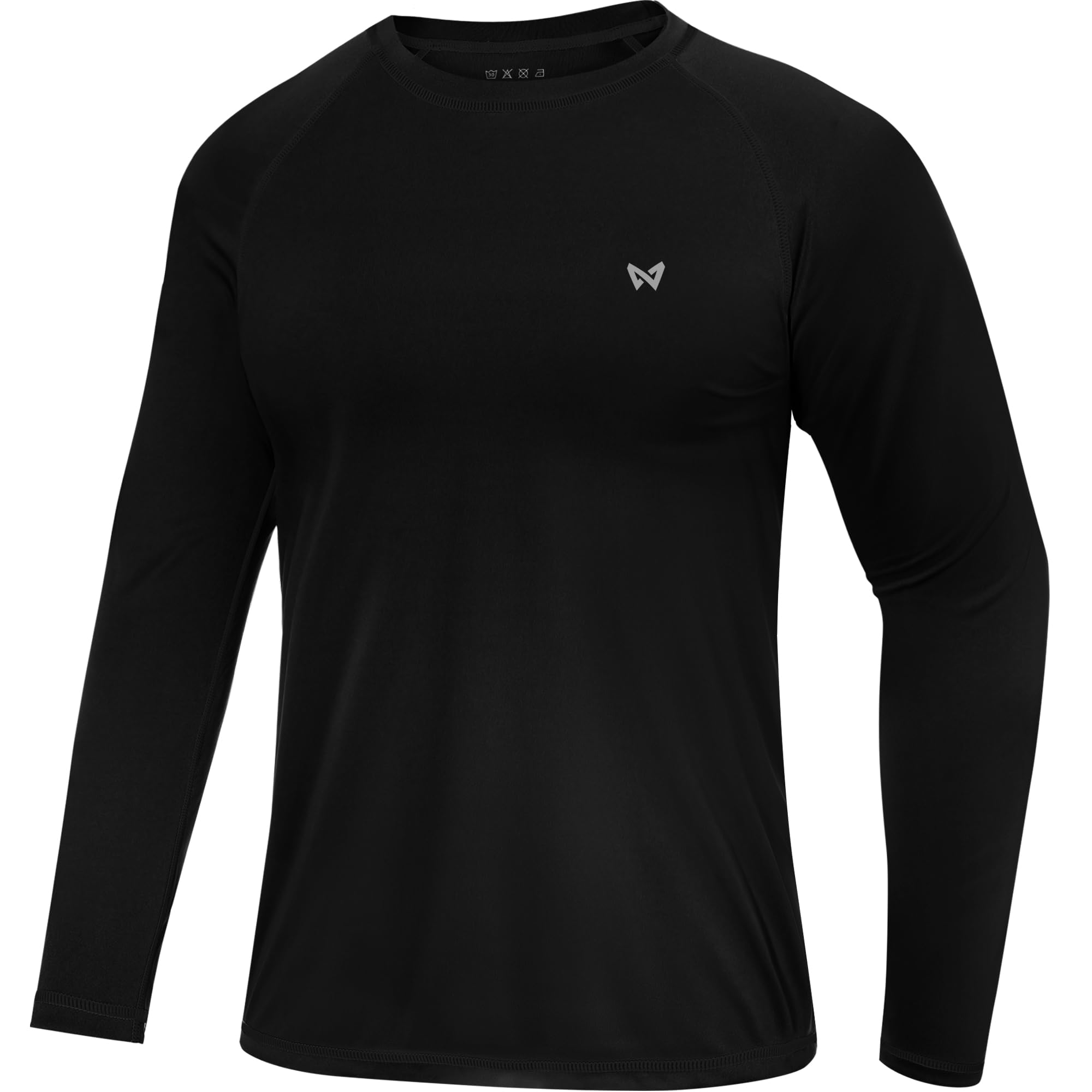 WISMBOX Herren UV-Shirt Langarm mit UPF 50+ Sonnenschutz – Schnelltrocknendes Rashguard für Strandurlaub, SUP und Schwimmen