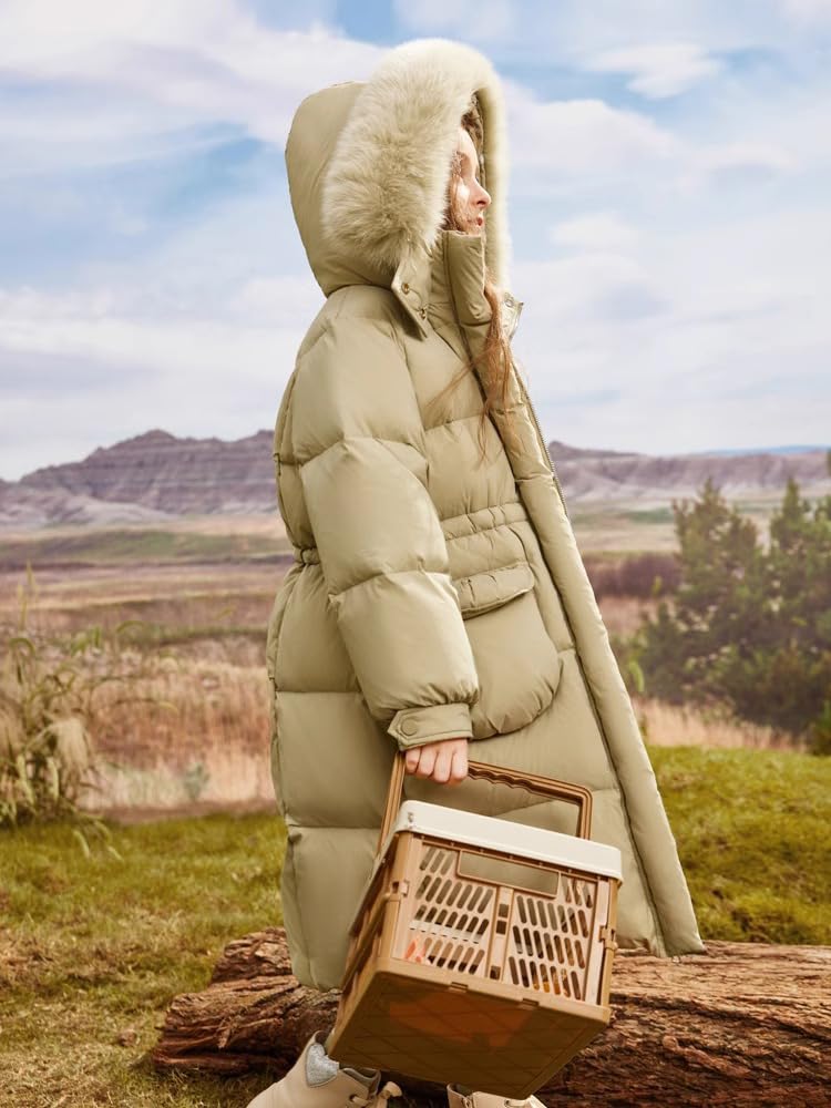 Veste d'hiver pour enfant fille parka d'hiver garçon avec capuche en fourrure Manteau d'hiver chaud Parka d'hiver Manteau d'hiver garçon Veste de neige pour fille Veste matelassée pour fille