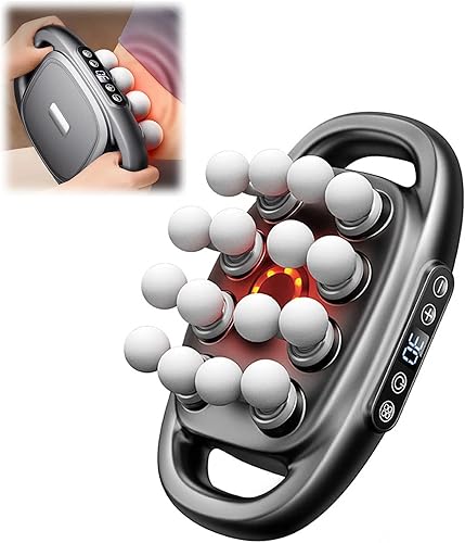 Juego de pistolas de masaje de 16 cabezas con 30 niveles de velocidad y 3 modos, nueva pistola de masaje muscular silenciosa para tejido profundo,