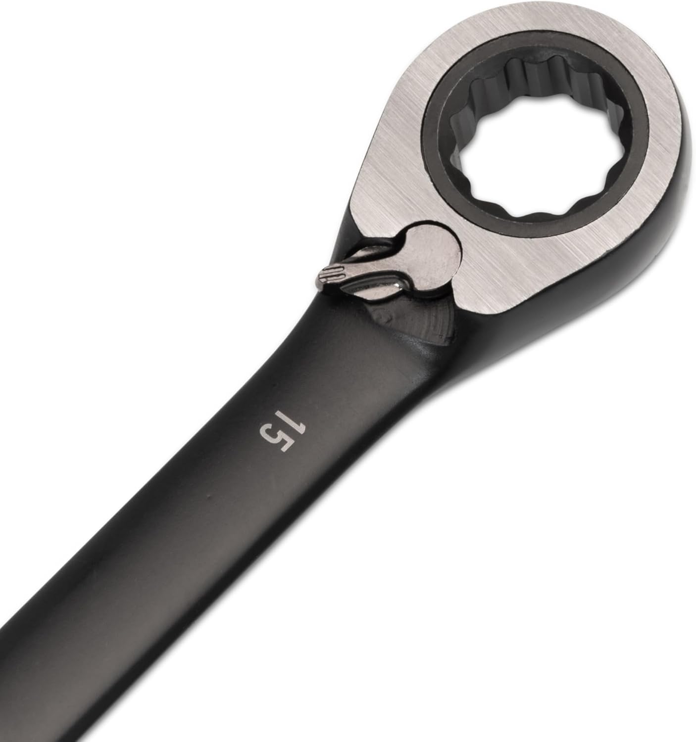 SATA ST08044B 12 Pieces Metric Reversible Ratcheting Wrench/Spanner Set - Black Edition
