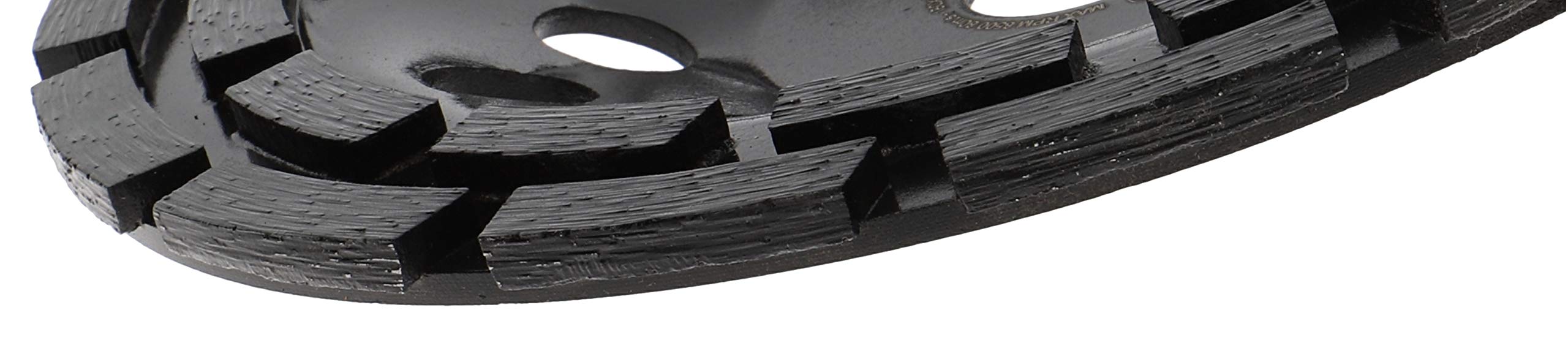 PRODIAMANT Muela de copa de diamante Premium 180mm abrasivo universal 180 mm x 22,2 mm muela de doble hilera altura 26 mm aglomerado duro para más vida de la herramienta en material abrasivo