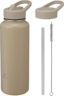 シービージャパン 水筒 スポーツボトル ベージュ 直飲み ストロー…