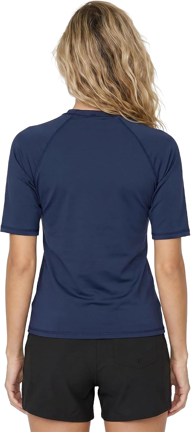 Volcom Women's Short Sleeve Rashguard- UPF 50+, Quick Dry, Comfortable- Surf, Swim, Beachwear