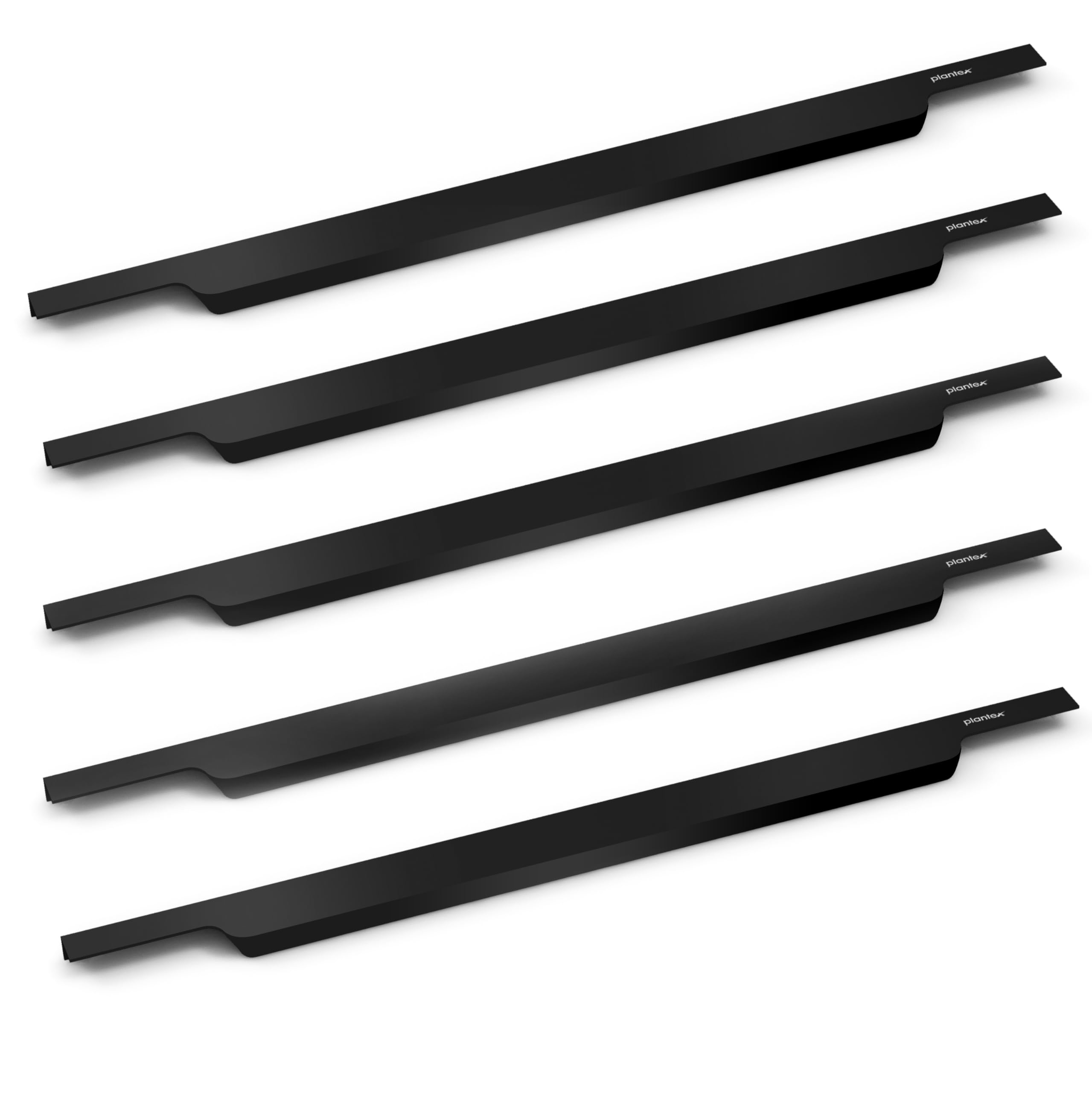 Plantex Profile Handle for Kitchen Cabinet/8 Inch Aluminium Drawer Profile Handle/Wardrobe Pull Handle for Home/Office/Hotel - Pack of 5 (Black) — Amazon image 13