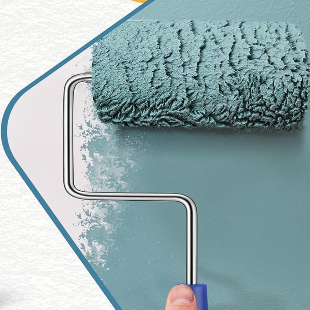 para Rodillo de Pintura de 12 Piezas para del Hogar, Techos, Áreas Pequeñas, Bordes y Esquinas, Azul
