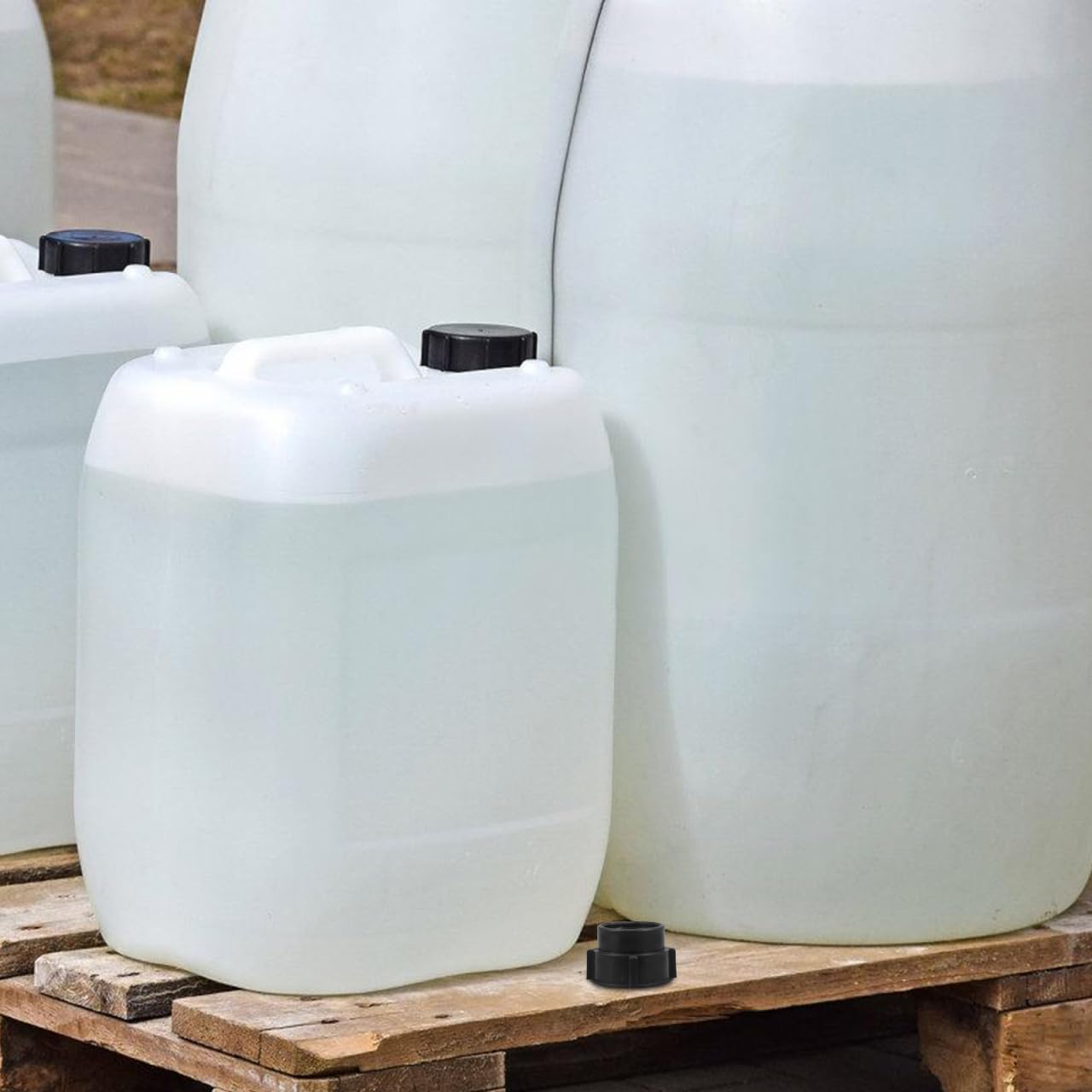 Ton Valve Ibc Water Tank Adapter Ibc Tote Fittings Water Tote Hose Adapter Ball Valves Tank Valves Ton Barrels Fittings (Pack of 2)