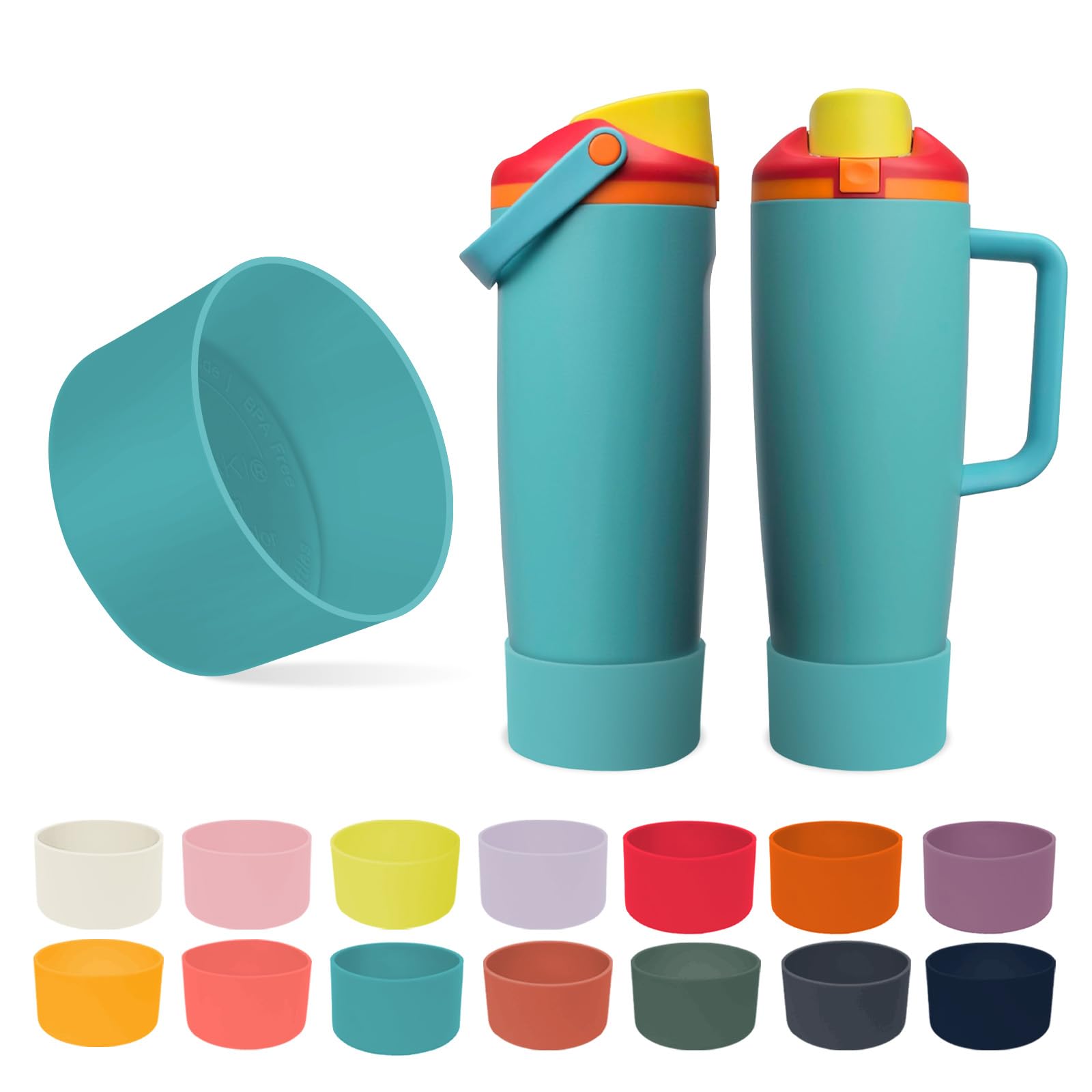 Kaitiaki Silicone Boot for Owala 30oz & 40oz FreeSip Sway Bottles & Tumblers - Non-Slip, Scratch-Resistant, Stability Enhancer, Available in 12 Colors