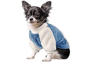 Premium Fleece Dog Sweaters for Small Breeds, Warm Sweatshirt Pullover for Cozy Comfort