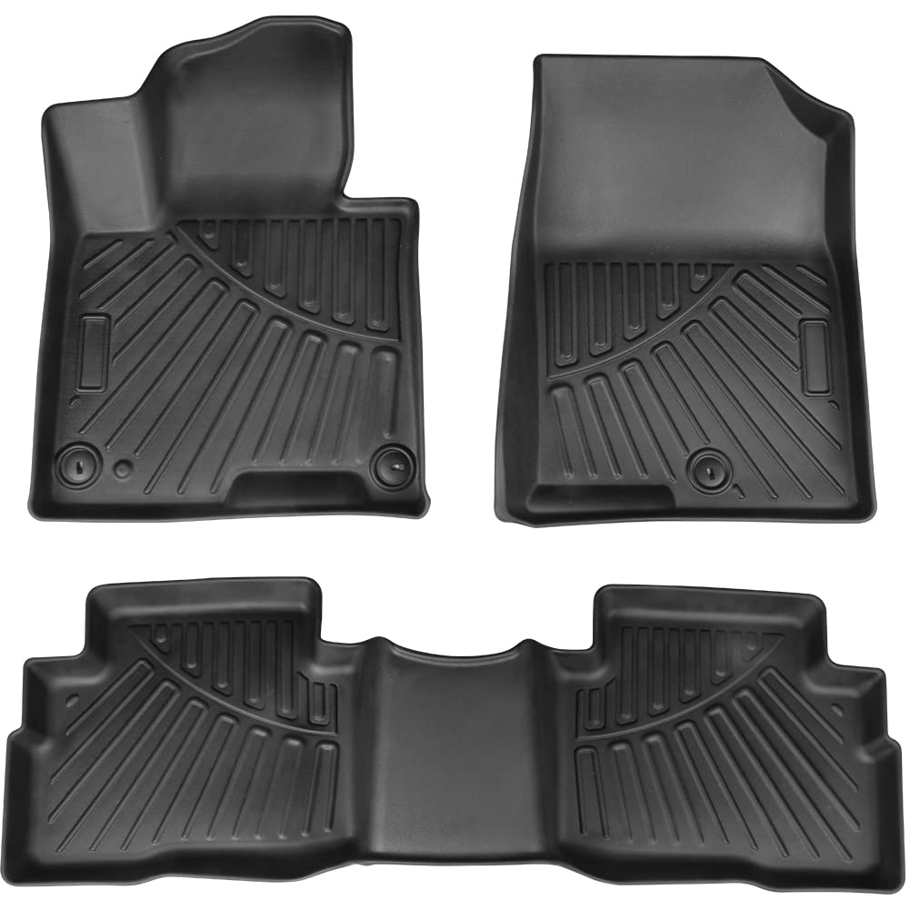 CUSIYU Kia Sportage 2023 Hybrid Floor Mats(Not Fit Plug-in Hybrid) All Weather Protection TPE Heavy Duty Non-Slip Automotive Floor Liners Full Set Accessories (2023 Kia Sportage Hybrid)