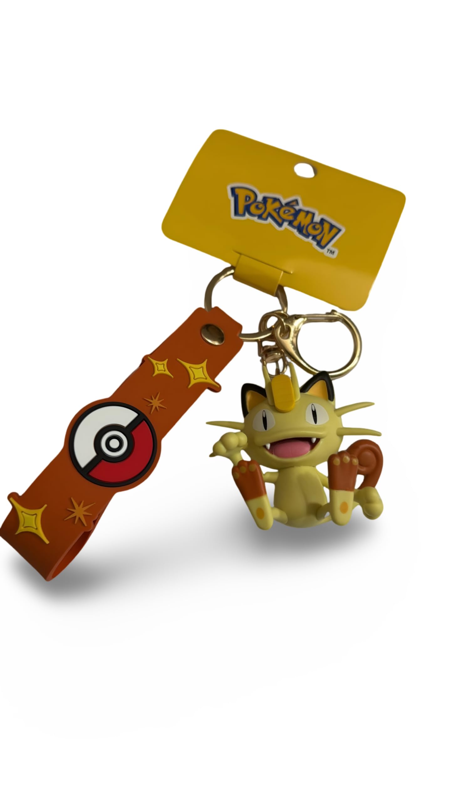 Pokémon Multicolour Pokemon | Pokemon Keyring/Bag Charm Figure | Funism | 15+ Years | Meowth