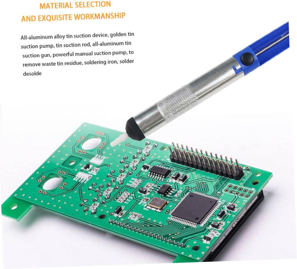 4pcs Manual Solder Removal Tool Desoldering Pump for Circuit Board Easy One-handed Use Sturdy Solder for Electronics Repair