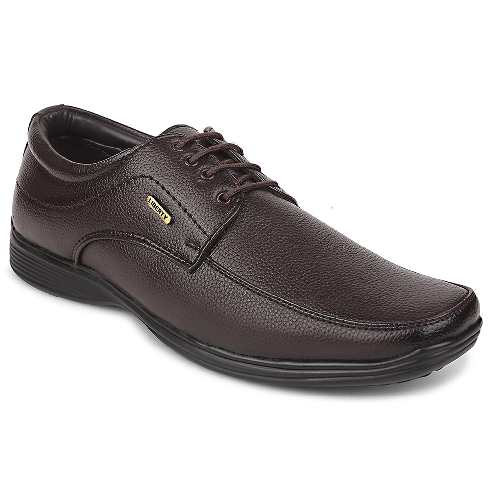 liberty Fortune R573-05 Formal Lacing Derby Shoes for Men with PVC Sole | Suitable for Wedding Office Wear | Durable Lightweight and Cushioned Footbed | Shock Absorption-picture-51