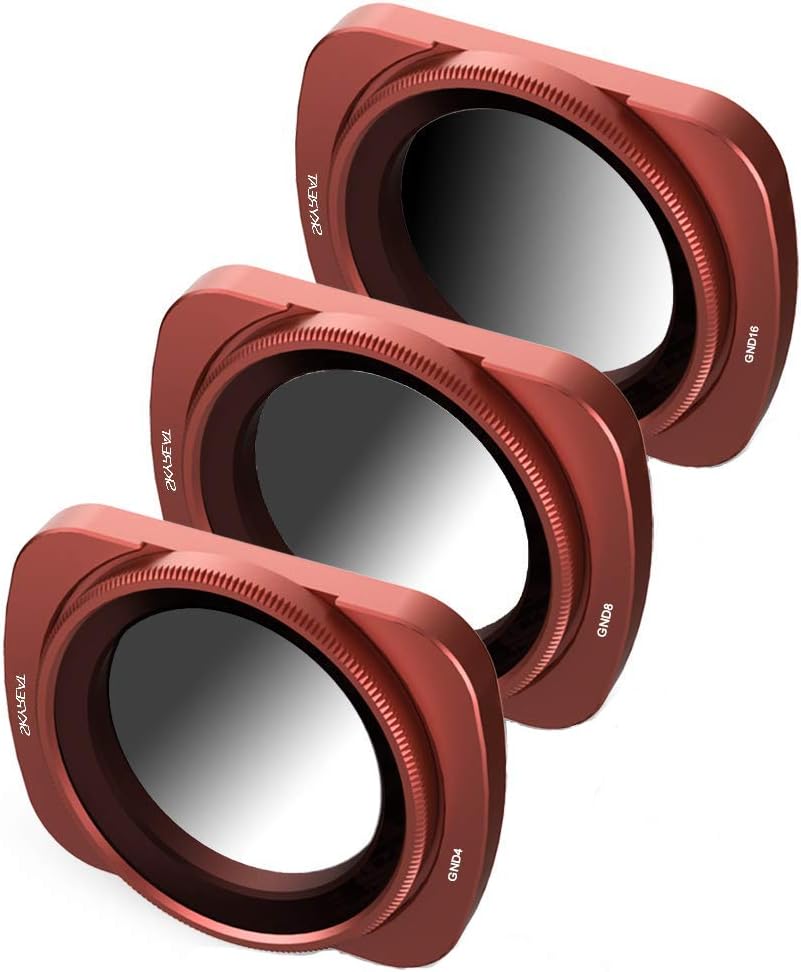 SKYREAT Graduated ND Filters 3-Pack (G-ND4 / G-ND8 / G-ND16) Compatible with DJI Osmo Pocket Gimbal Camera