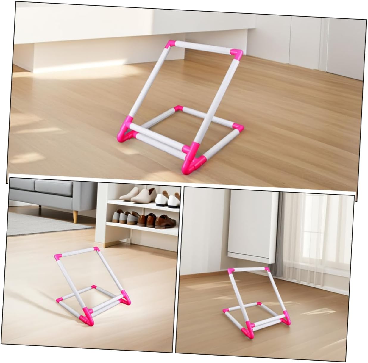 Gadpiparty Plastic Cross Stitches Embroidery Frame Table Stand Scroll Frame Quilting Holder for Sewing Craft Supplies