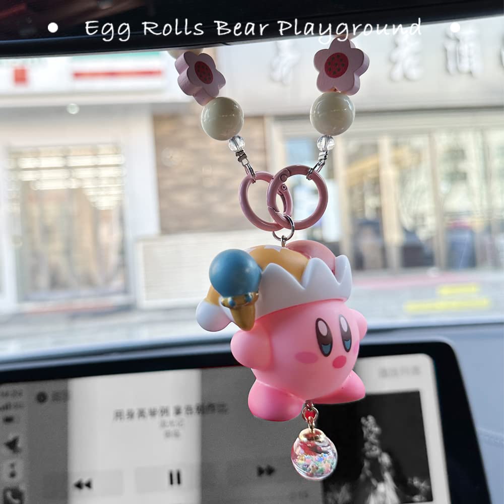 Amazon | 超かわいい星のカービィ カーバックミラー装飾、カーチャーム