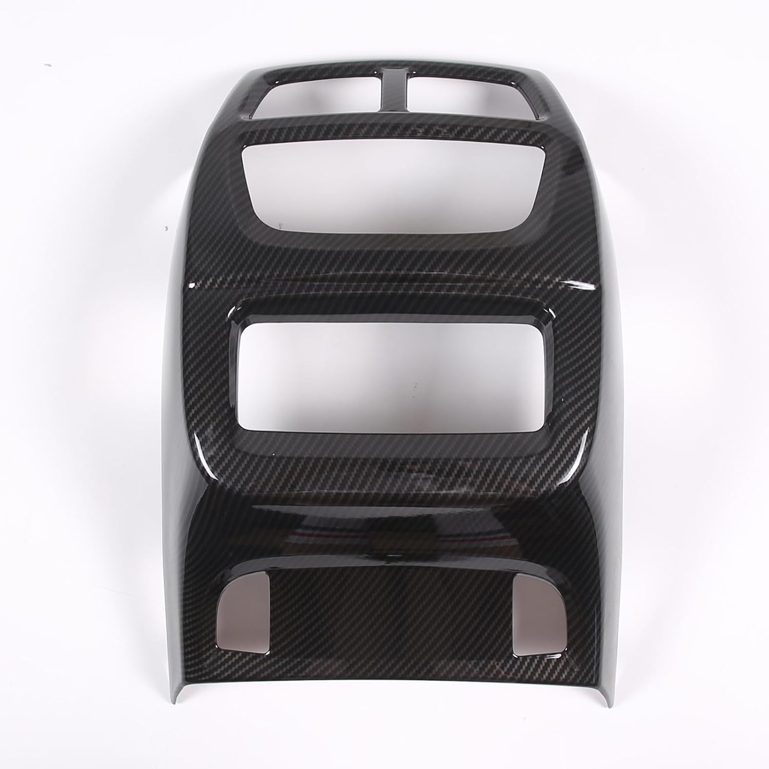 Fit for Honda Pilot 2016-2022,Honda Ridgeline 2017-2023,Honda Passport 2019-2023 ABS Rear Air Oulet Switch Anti-Kick Decorative Cover (Carbon Fiber)