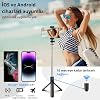 حامل ثلاثي القوائم Selfie Stick – حامل هاتف للتحكم عن بعد بتقنية Bluetooth 3’ü 1 في 1، رأس دوار 360°، متوافق مع iOS وAndroid، حامل ثلاثي القوائم خفيف الوزن Infomax لتصوير مقاطع الفيديو على YouTube وTikTok