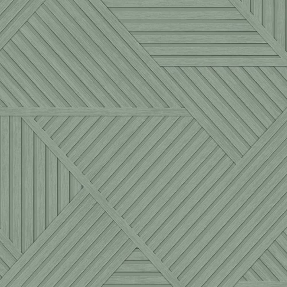 Holden Decor Wood Geo Sage Wallpaper 13200