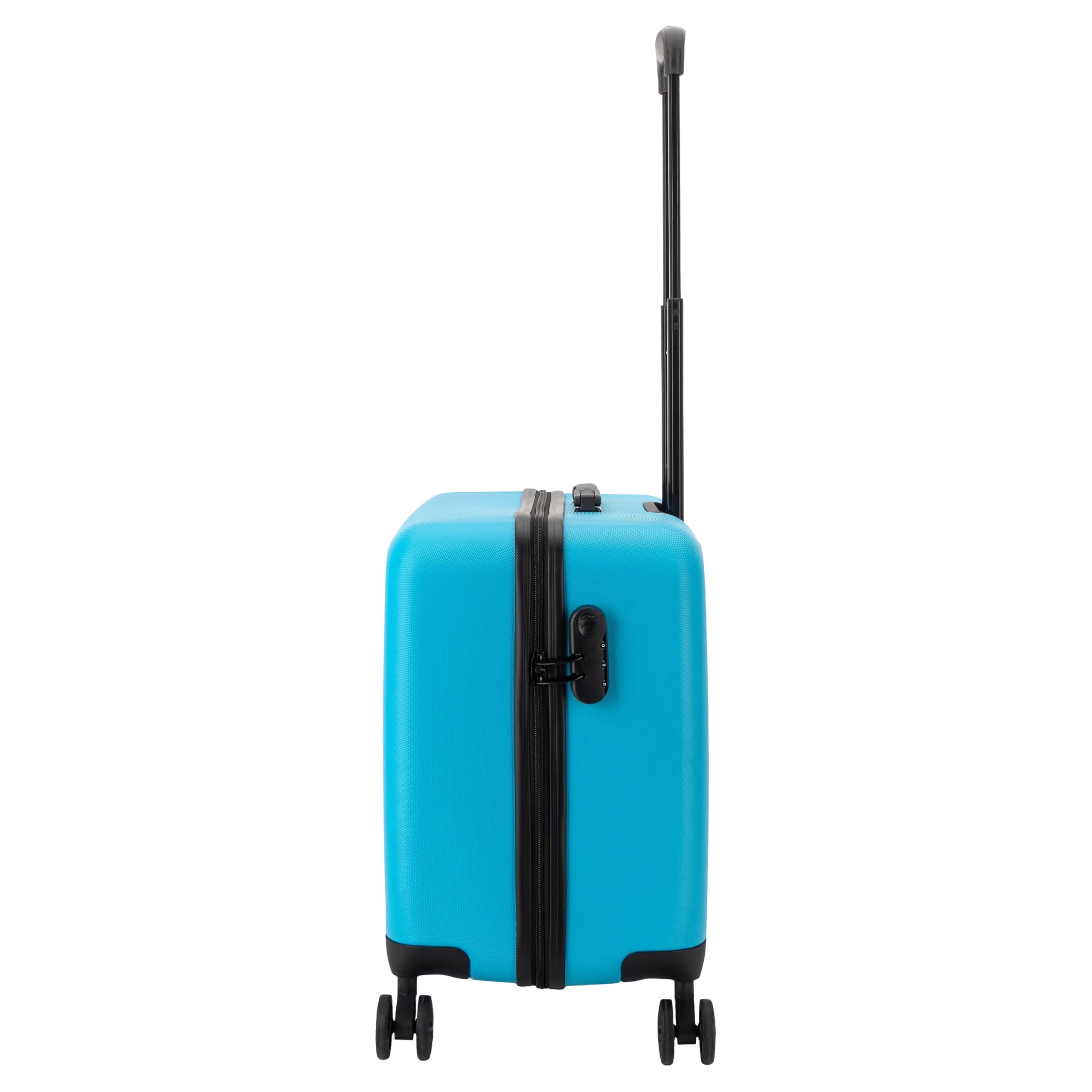 SEMPLIX Carro para máquina de coser para todo tipo de máquinas de coser domésticas, maletín rígido con alta movilidad y maniobrabilidad 360° gracias a 4 ruedas suaves, turquesa, 56,5 cm × 28,5 cm × 40