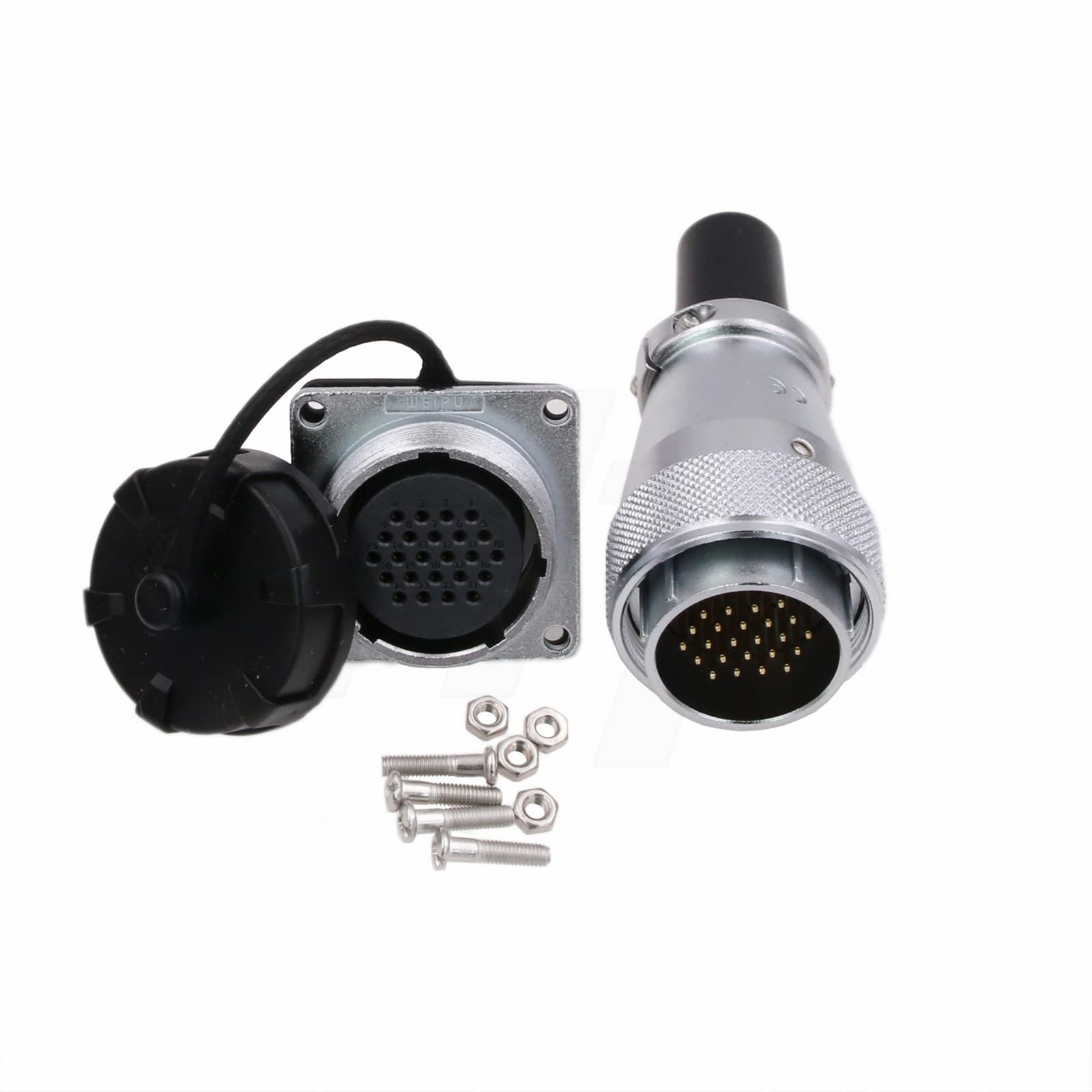 HangTon WS28 24 Pin 5A mnnlicher Stecker weibliche Sockel Luftfahrt kreisfrmiger Stromanschluss Bulkhead Lt Automotive Solar im Freien