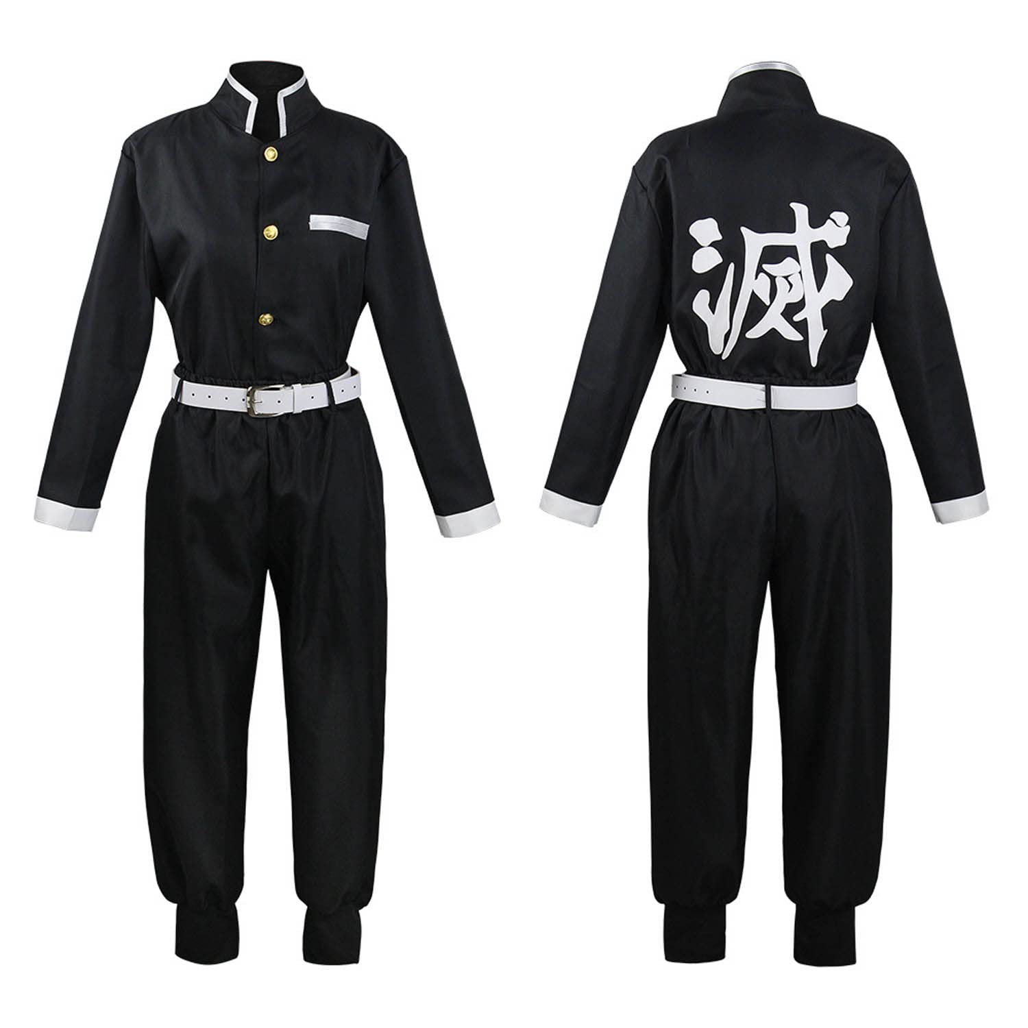 Anime Personaje Kochou Shinobu Disfraz de cosplay Kanroji Mitsuri Juego de role Uniforme Conjunto Completo Halloween Carnaval Traje de Vestir con Peluca para Mujeres