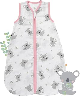 Schlummersack Sommer Schlafsack 0.5 Tog dünn Bambus-Musselin | Sommerschlafsack dünn | Schlafsack Sommer ungefüttert | Decke