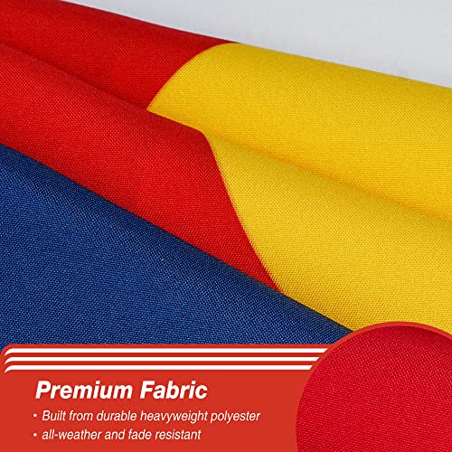 XIFAN Double Sided Colorado State Flag 3x5 ft, Heavy Duty 3 Ply Durable Polyester, CO Flag with Vibrant Print/4 Rows Hemming/Brass Grommets for Indoor Outdoor Decor by XIFAN - Image 3