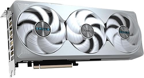 Gigabyte GeForce RTX 5070 Ti EAGLE OC ICE SFF 16G Scheda Grafica - 16GB GDDR7, 256 bit, PCI-E 5.0, 2542 MHz Core Clock, 3 x DP 2.1a, 1 x HDMI 2.1b, NVIDIA DLSS 4, GV-N507TEAGLEOC ICE-16GD - 6