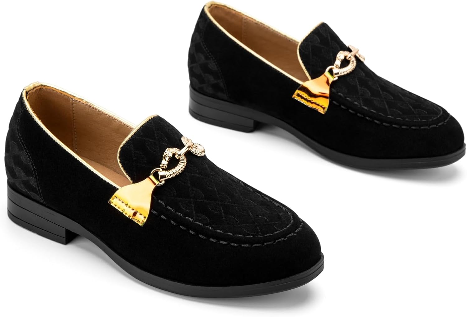 Meijiana Boys' Formal Dress Slip-On Loafers - Tuxedo Shoe for Baby Dress Shoes - Image 3