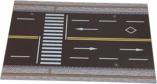 1/64 Scale Highway Scene Model,Display,Nonslip,Diorama Underground Garage Layout Pad Model Car Diecast Garage Runway Scene, with Zebra Crossing