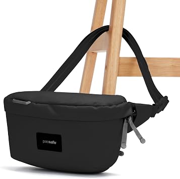 Pacsafe Go Anti Theft Sling Pack, Jet Black