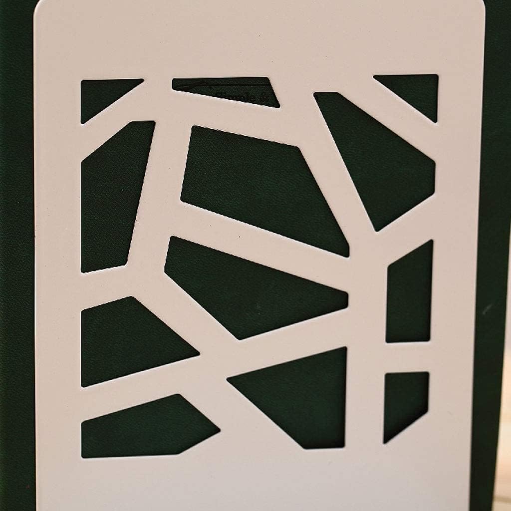 Book End 2pcs/Pair Metal Bookend Office Book Holder Shelf Accessory for Students School Stationery Desk Organizer Book Stoppers