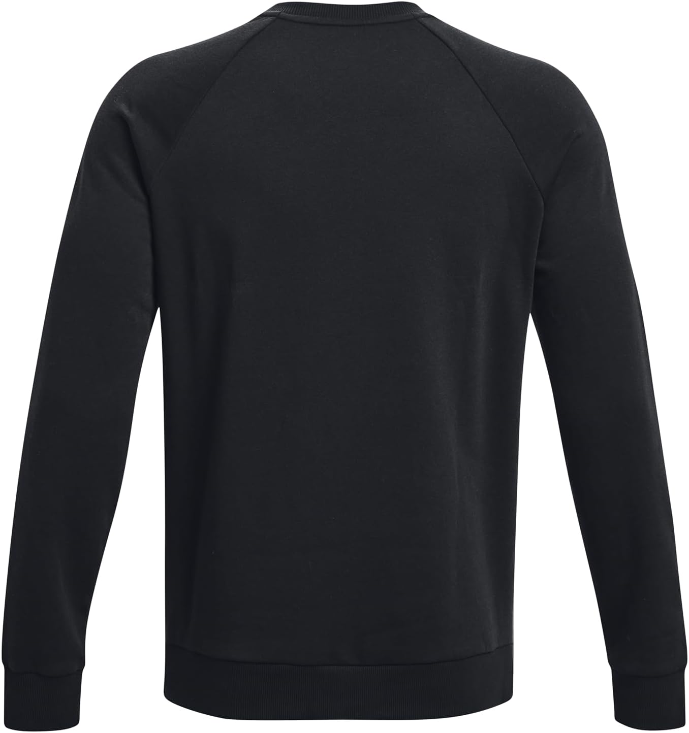 Under Armour Men's Rival Fleece Crew, (001) Black / / White, Small