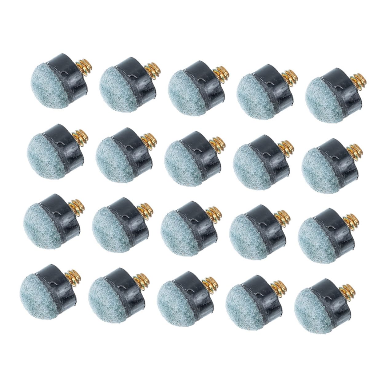 BESPORTBLE 50pcs Billiard Tips Professional Tips Replacements for Easy Screw-on Use
