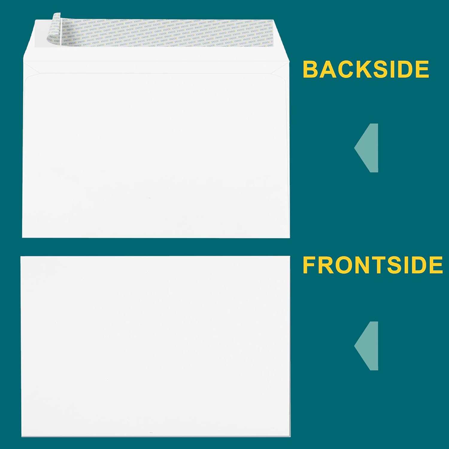 6x9 Booklet Envelopes - 250 Pack - Self Seal Mailing Envelopes - White Letter With Peel & Seal Closure - Open-Side - 28 Lb Paper - Plain for Business and Personal Use