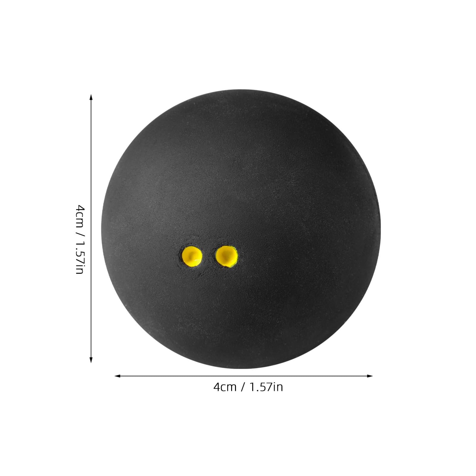 Totority Racket Balls Single Dot Squash Balls Gentle for Teenagers' Training Skill Development