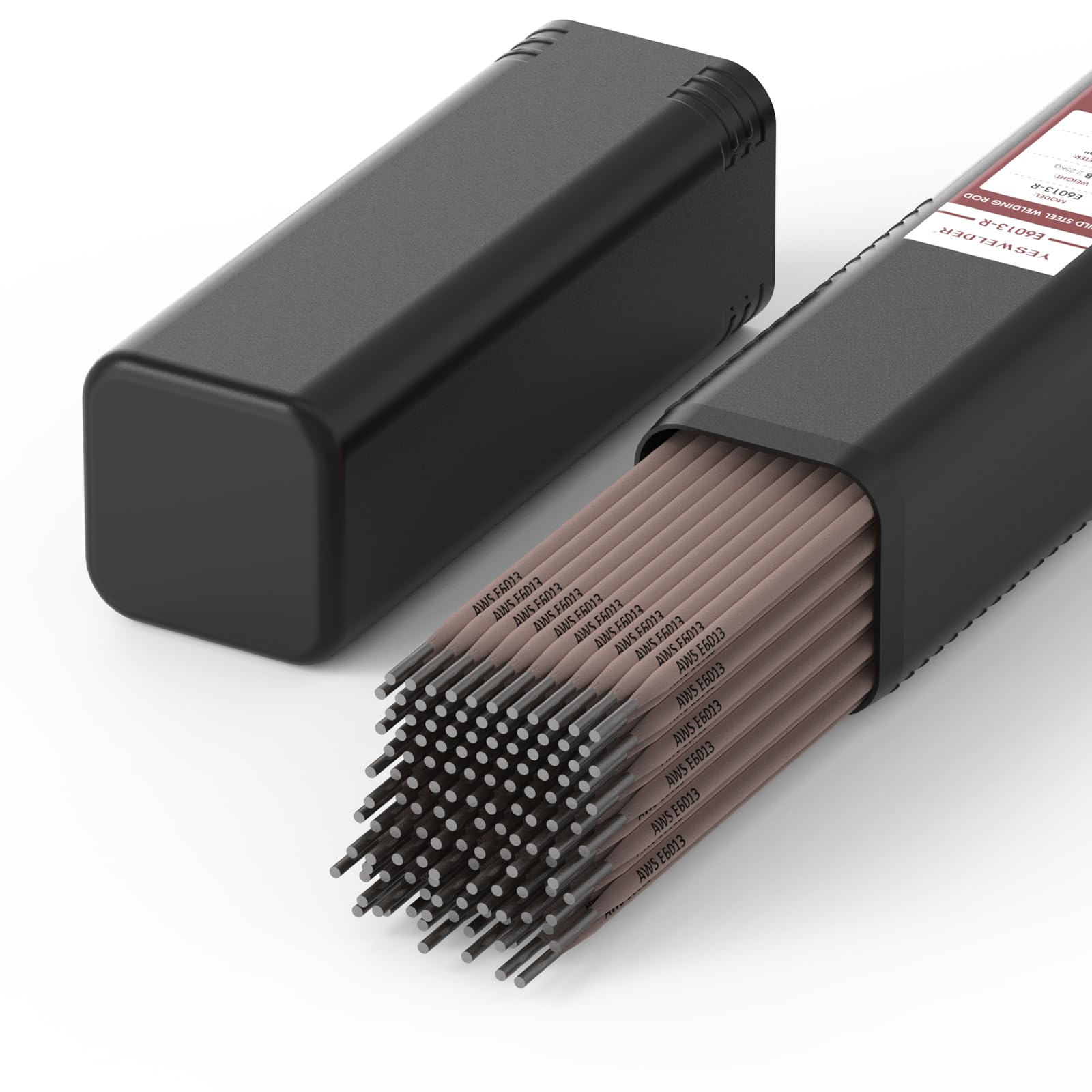 YESWELDER UPGRADED Rutile Material E6013 3/32'' 5LB Welding Rod Carbon Steel Stick Electrodes